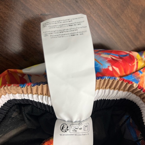 BOSS Hugo Piranha Swim Short Bright Orange Tropical Size XL Beach Swim Summer - Picture 13 of 15